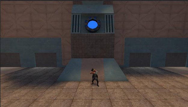 Anchor player defending in front of the goal